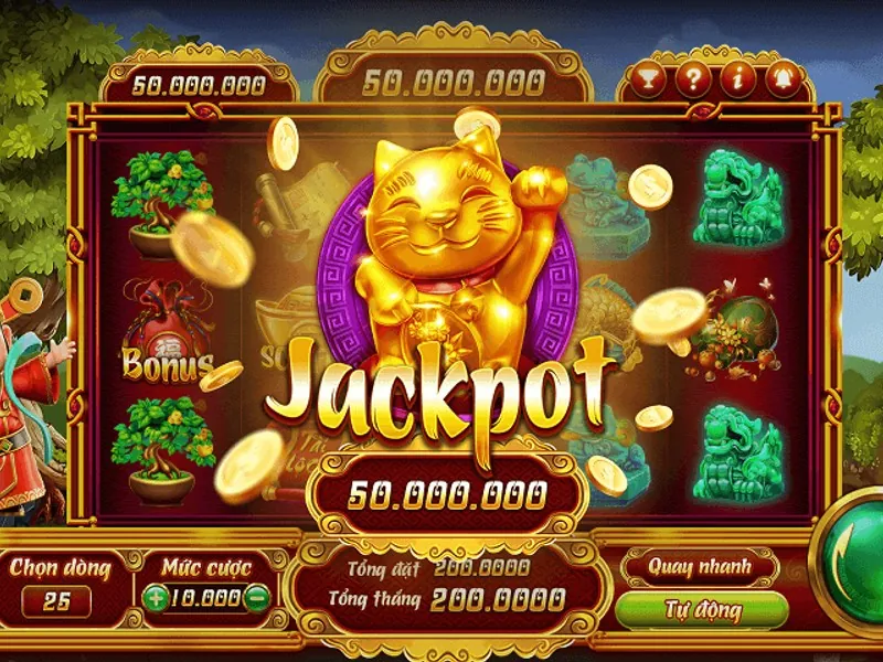 Hình ảnh các trò chơi slot nổ hũ tại fun88
